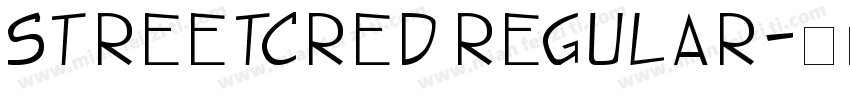 StreetCred Regular字体转换